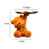 NEW Fortune Crown Big Mouth Cat Entrance Key Storage Tray Decorative Ornament, Light Luxury Housewarming Gift Sculpture