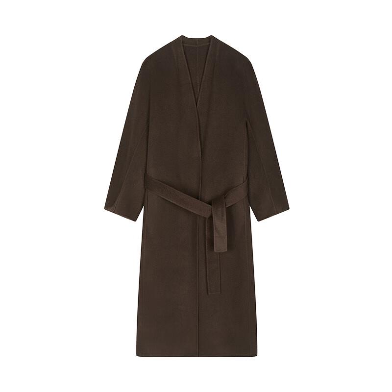 JNBY 2025 Winter Loose Straight Wool Coat
