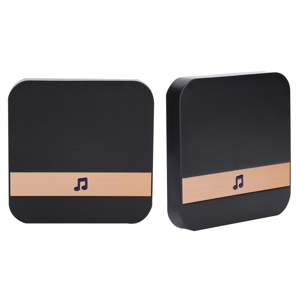 Doorbell DingDong Entry Door Alarm Bell for Household Decoration Black