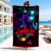 Robot Invasion Alert Beach Towel, Microfiber Beach Towel, Perfect For Pool, Beach, Travel, Home Decor Beach Party Fan Gifts