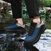 Summer Men'S Large Size Wide Toe Barefoot Outdoor Hiking Shoes Anti Slip Wear Resistant Breathable Lightweight Casual Shoes