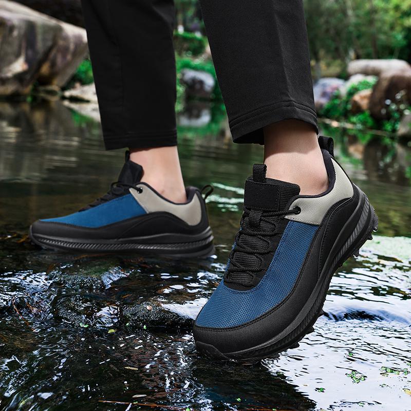 Summer Men'S Large Size Wide Toe Barefoot Outdoor Hiking Shoes Anti Slip Wear Resistant Breathable Lightweight Casual Shoes