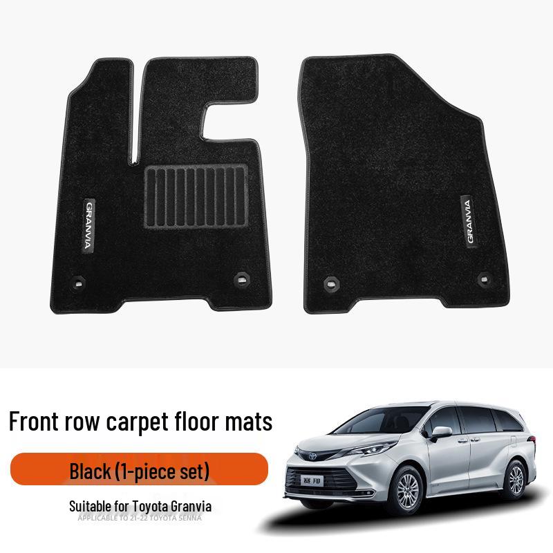 Toyota Sienna Middle Row Starry Sky Carpet Floor Mats for Gravia Decoration
