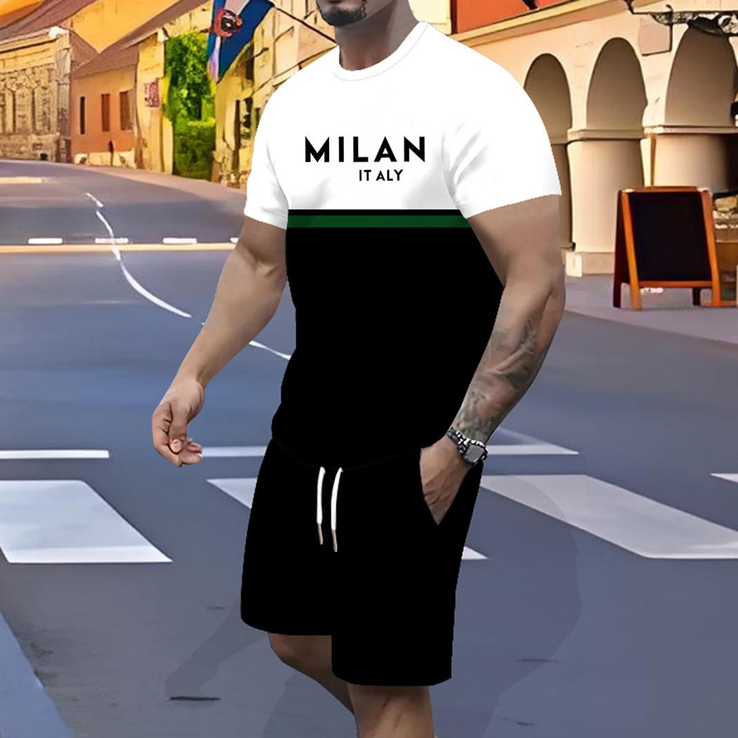 

Мужской взрослый спортивный костюм Горячий пуш Полиэфирное волокно Быстросохнущий Сочетание цветов 3D-печать S