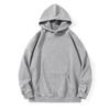 Washed Batik Hoodie Heavyweight American Vintage Loose Plain Color Long Sleeve Trendy Unisex