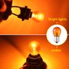5/10pcs Car Indicator Light Brake Reverse Lamp Parking Light LED Bulbs 1156 BAU15S PY21W 12V Amber Yellow Halogen Lamp DC