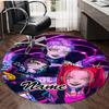 Personalized K-KPop Demon Hunters Round Chair Office Rug - Perfect for Mat, Office Chair & More - Ideal Gift for Birthdays and Holidays
