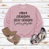 "European & American Fashion Grandma Letter Long-Sleeve T-Shirt, Autumn/Winter, Plus Size"