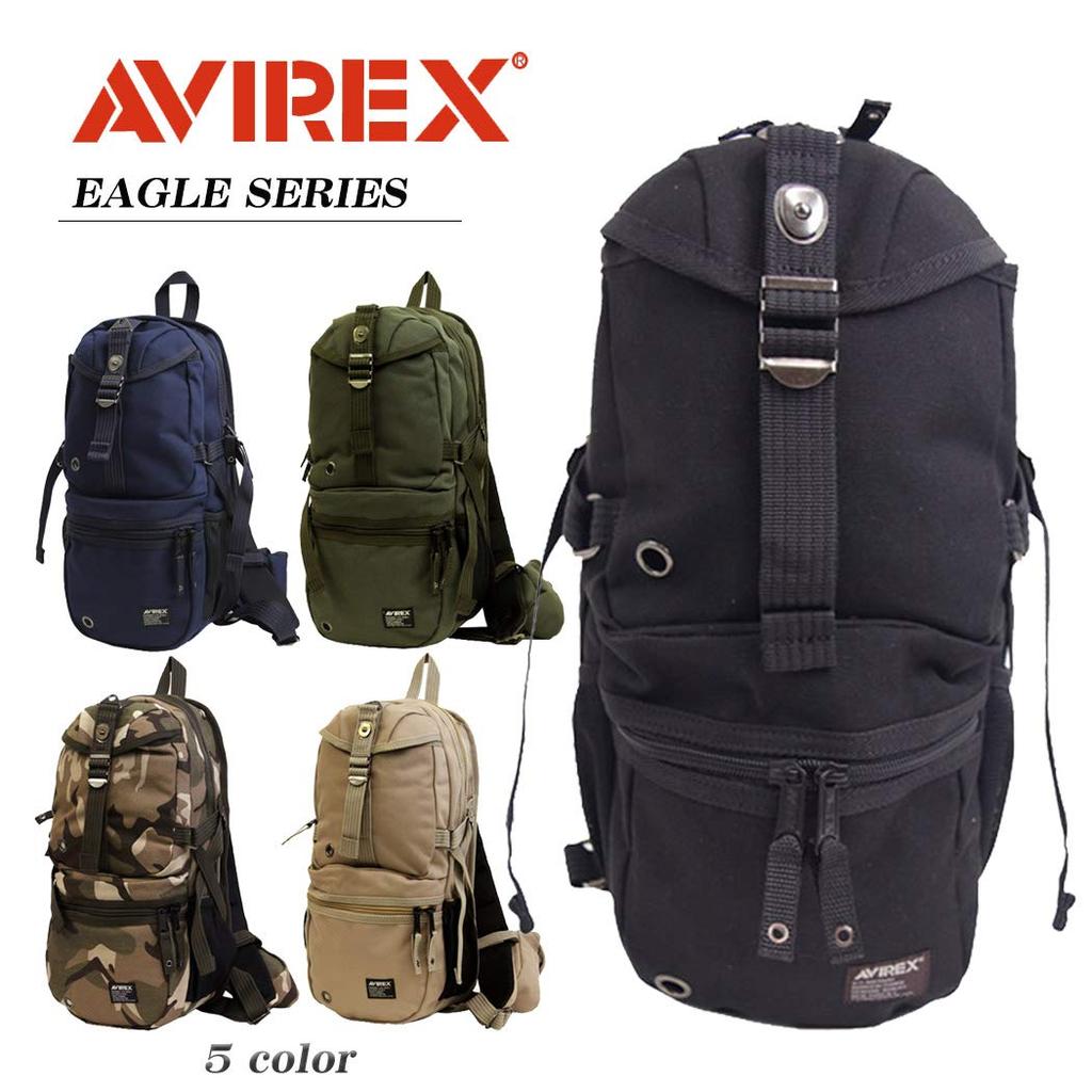 AVIREX EAGLESERIES Canvas Body Perfect for and Popular A Great Gift for AVX305 One-Shoulder Bag, School, Outdoors, More. Military-inspired Design.