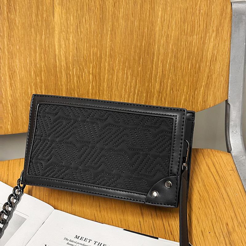 Niche total sense box bag men's ins trendy brand small square bag high sense women's bag sports style mobile phone messenger bag