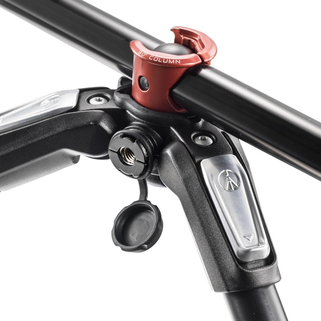 Manfrotto 190 Pro Aluminum 4 Maximum Height Folded Height Weight Load Capacity Head Not Lever Smartphone Clamp JP A00022BMN Tripod, Sections, 160cm,