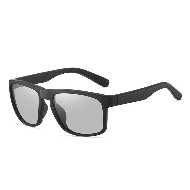 Night Vision Lens Square Nearsighted Sunglasses With Diopters Outdoor Sports Anti-glare UV400 Minus Eyeglasses -0.5 -0.75 To -6