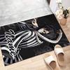 Custom Demon Slayer Mat Personalized Name, Polyester Washable Indoor Entryway Rug, Gift for Christmas, Easter, Thanksgiving Day