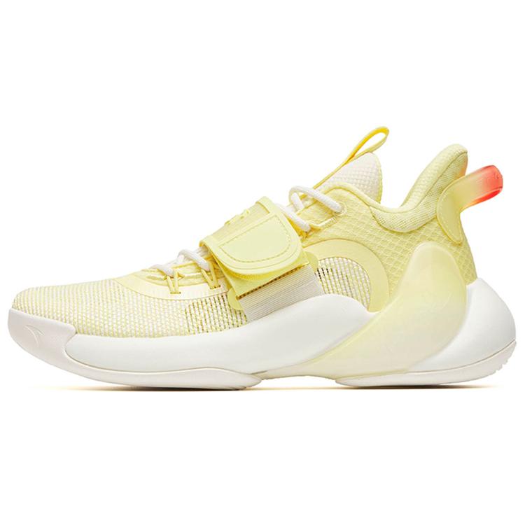 

new Anta Water Flower 3 Low Top Performance Basketball Shoes Men s Light Yellow 43
