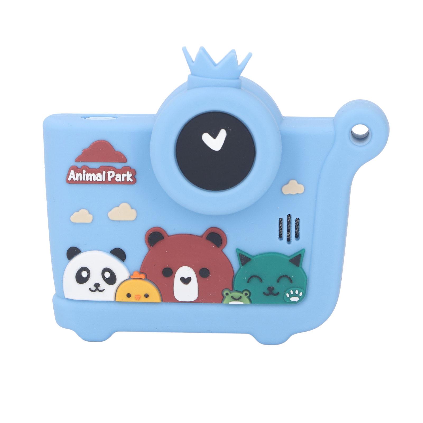 

Детская цифровая камера 40 МП Детская камера с 2,4-дюймовым HD IPS экраном Передняя задняя часть Двойной объектив 1080P синий