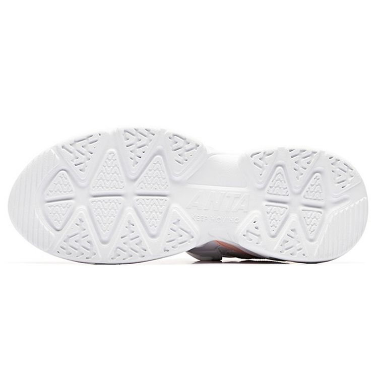 Anta Lifestyle Series Low-Top Dad Shoes Women sneaker Pink White 92938863-1