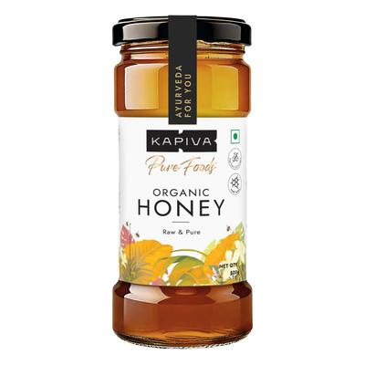Kapiva Organic Honey 500gm Pack of 1 | 100% Raw Pure Natural Unprocessed Unpasteurized Sweetener for Immunity
