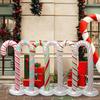 Christmas Candy Cane Balloon 51 Inch Large Inflatable Candy Cane Decoration for Birthday Xmas