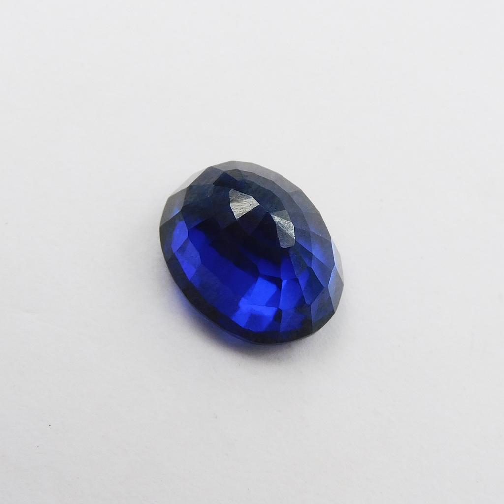 Natural Blue Tanzanite Loose Gemstone 12.60 Ct Oval Cut for Jewelry Making and Gem Collections