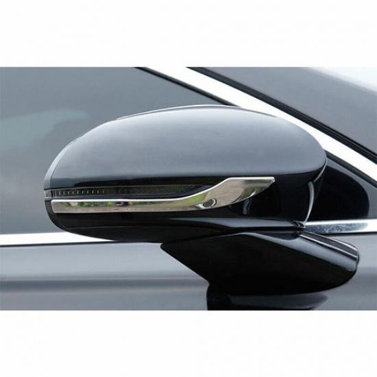 For Buick Lacrosse 2017-2019 Silver Titanium Rear View Mirror Strip Molding Trim