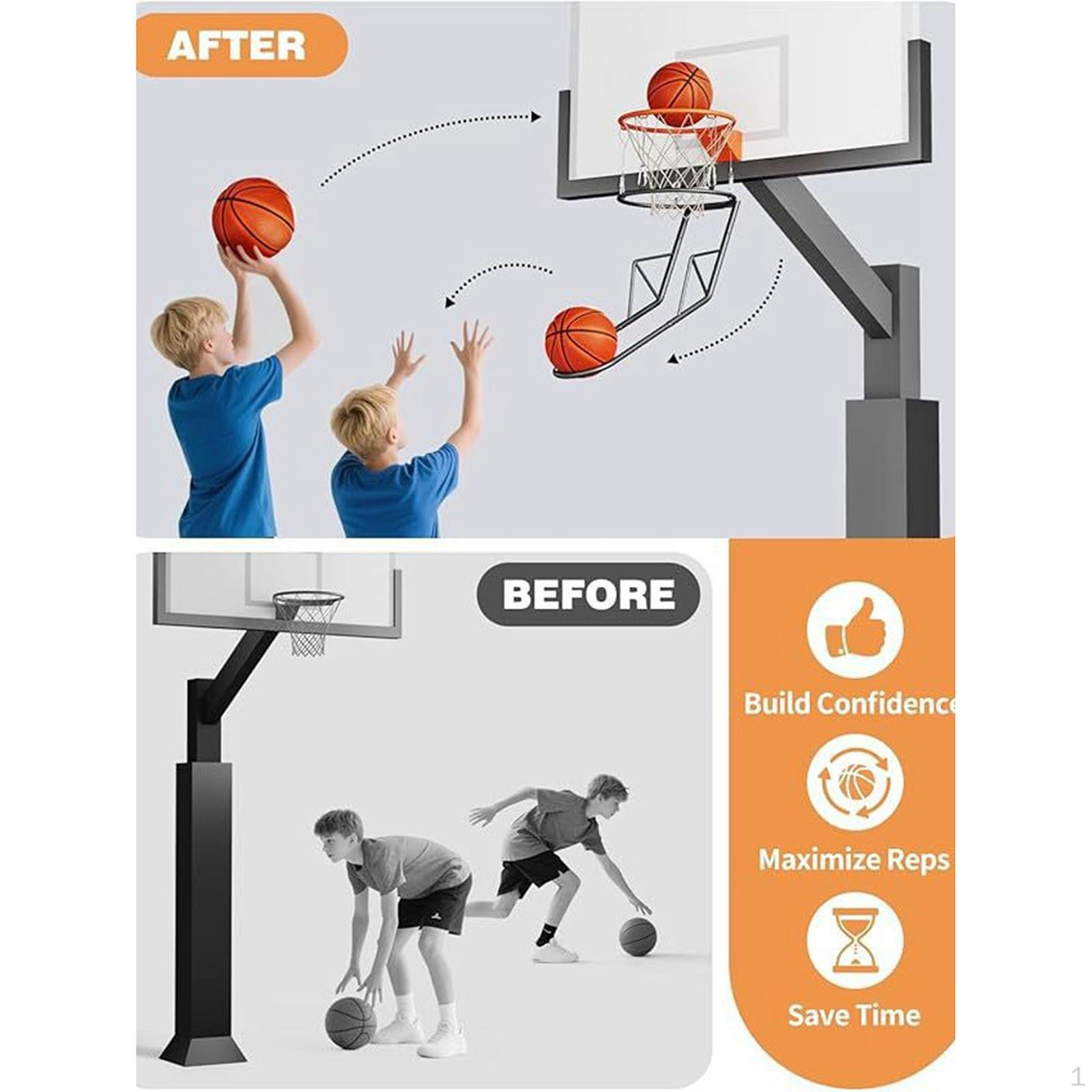 

Basketball Return Attachment Hoop Ball Returning for Training