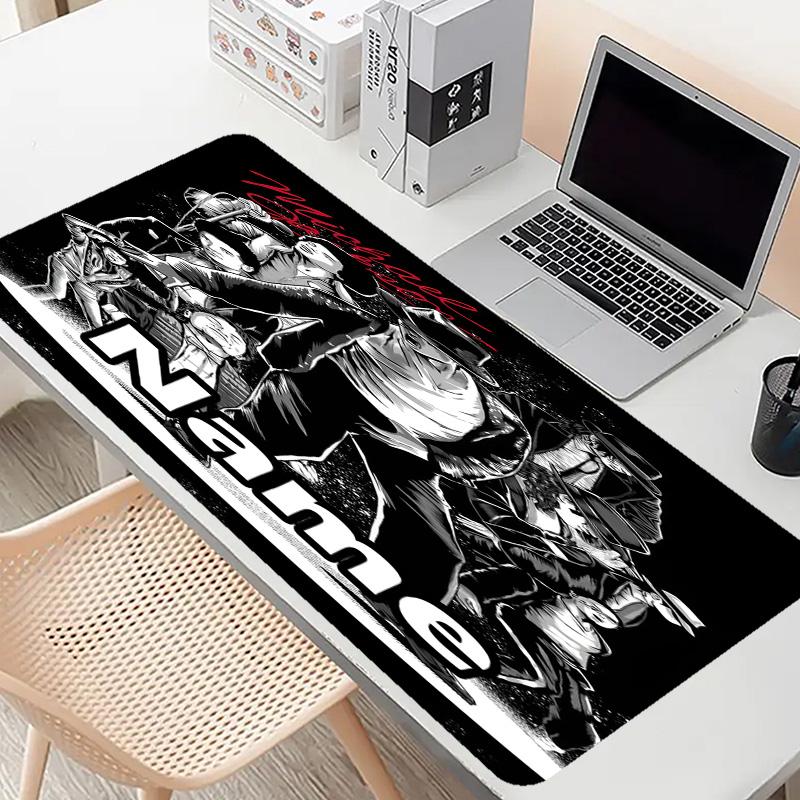 Custom Name Personalized Michael Jackson Pattern Mousepad, Laptop PC Desk Mat, Decorative Desk Mat for Home Keyboard Pad Gift