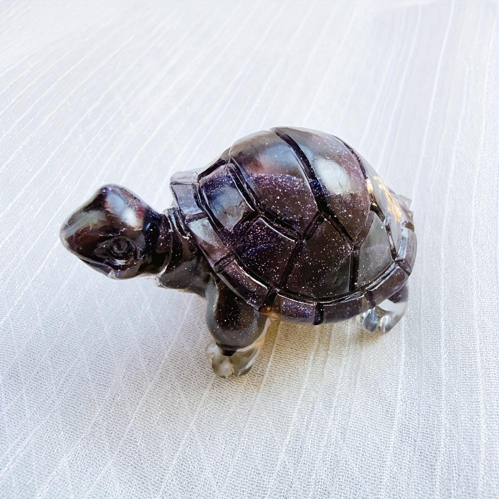 One Piece of Crystal Turtle Jewelry Made with Drop Glue, Ideal for Crafts, Gifts, and Home Decor.