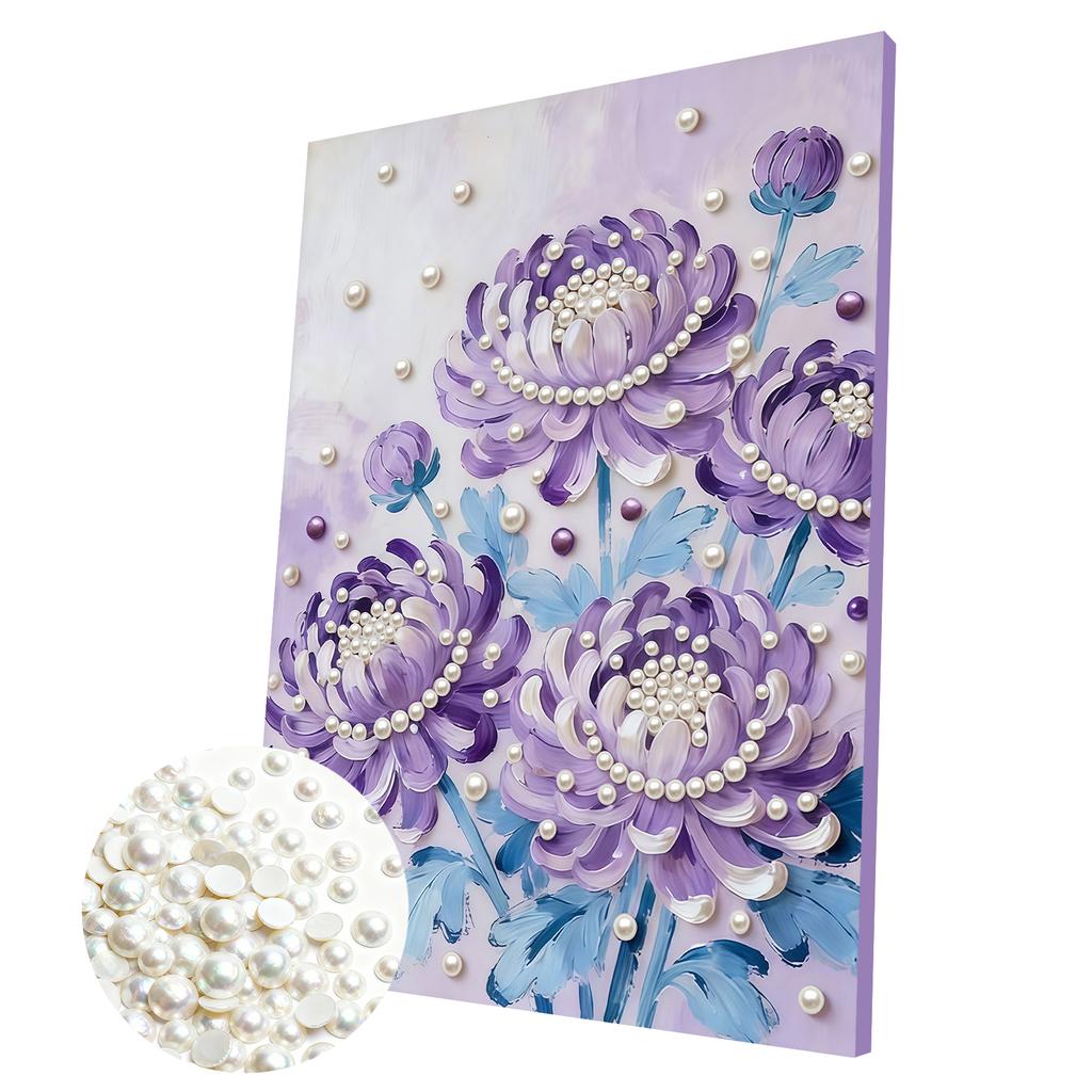 DIY Pearl Dot Painting with Frame 11.81x15.75in Pearl Painting Art Kits for Adults/Beginners Gift Home Decor