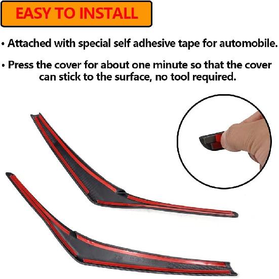 Carbon Fiber Headlight Eyebrow Eyelid Cover Trim Decoration Sticker For Toyota Camry 2024      2018 Accessories