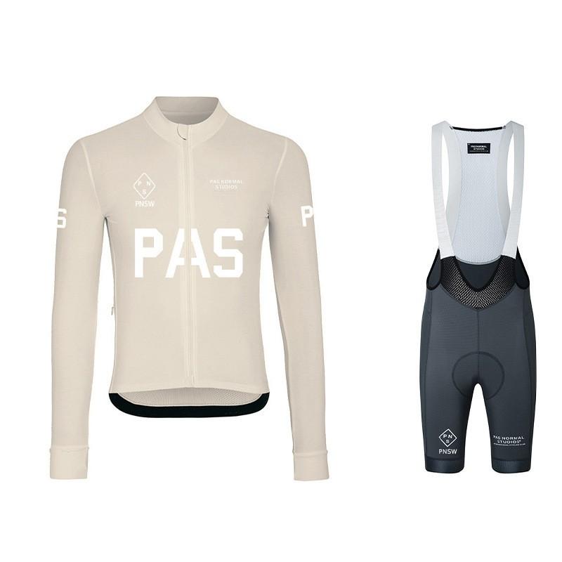Men Women Cycling Jersey Set Breathable Quick Dry Long Sleeve Mountain Bike Apparel
