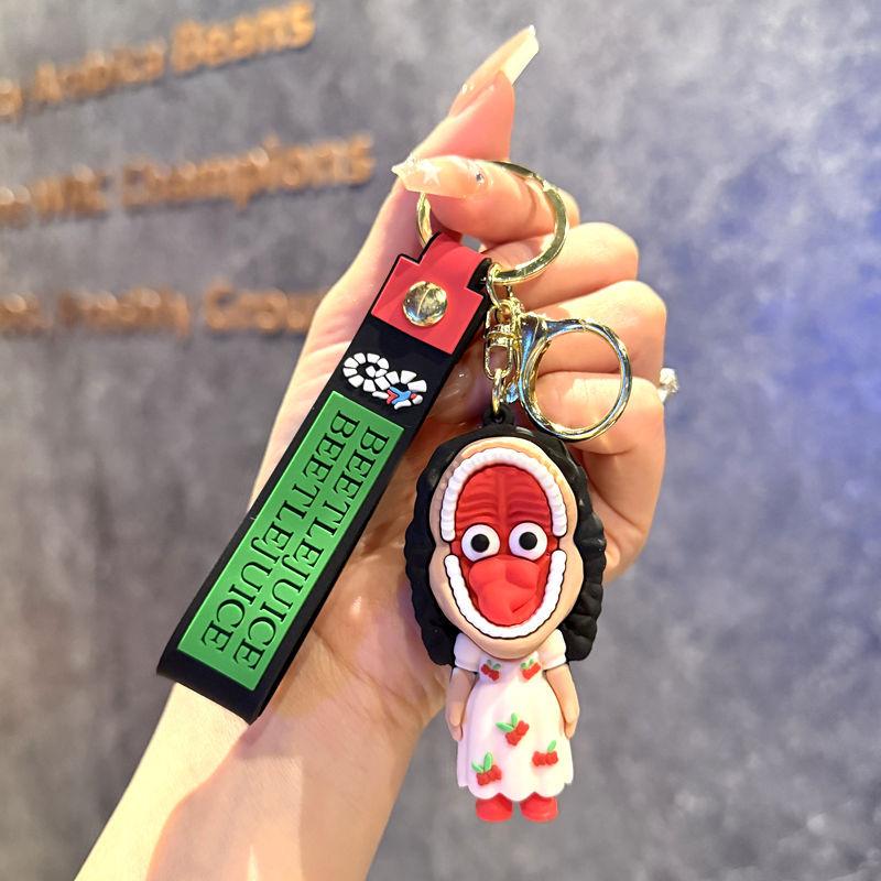 Creative Cartoon Underworld Archmage Keychain Halloween Pendant Couple Cute Car Key Chain Bag Pendant