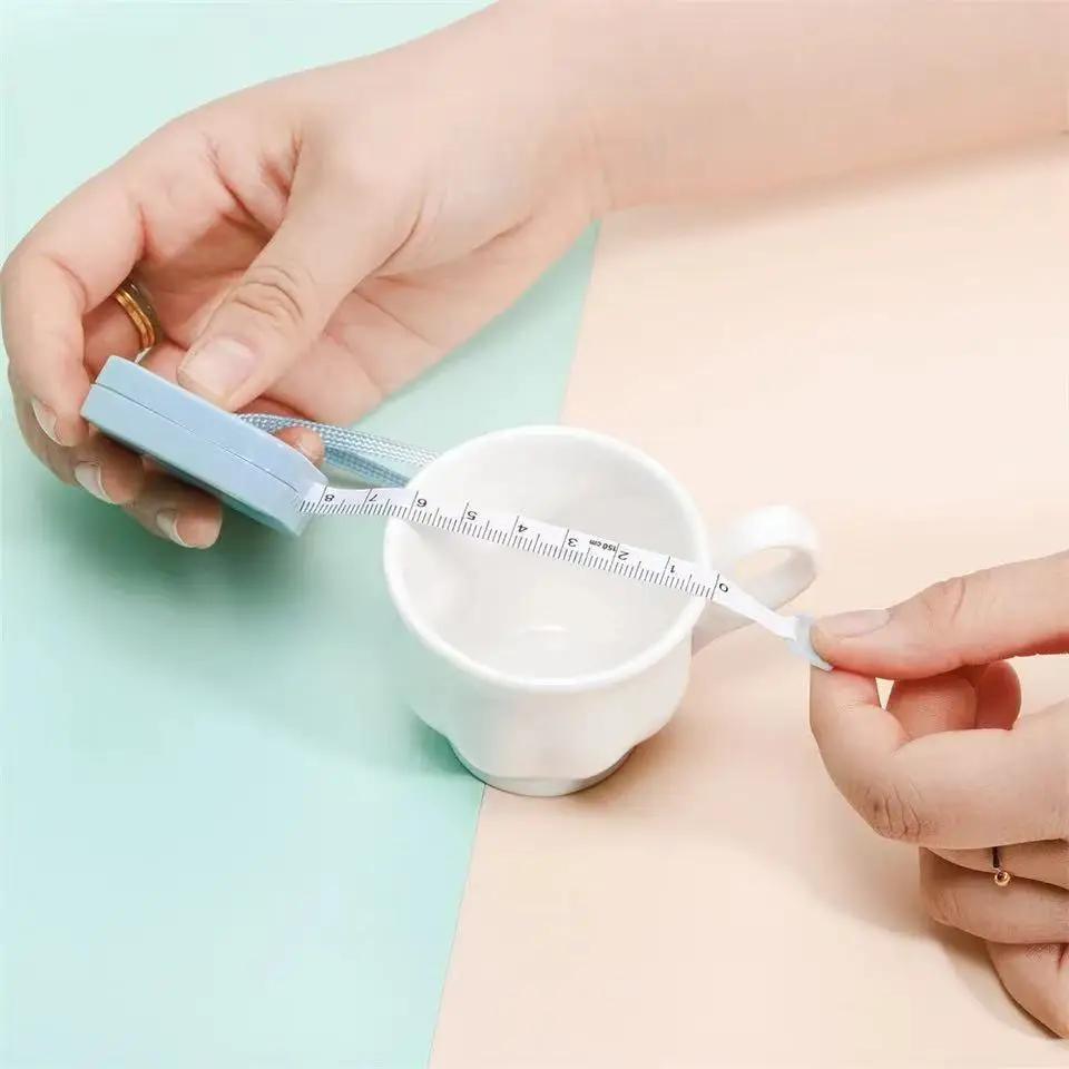 Macaron Color Soft Tape Measure Double-sided Soft Measurement Ruler for Weight Loss Medical Body Measurement Sewing Tailor Craft