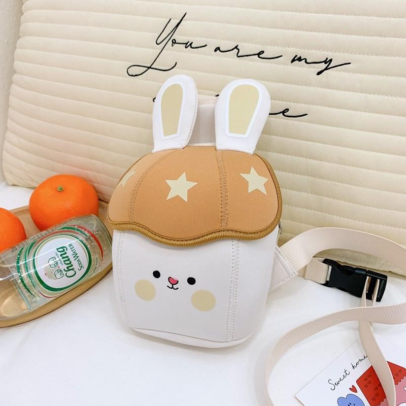 Bunny Shaped Cute Children Chest Bag Kindergarten Kids Snack Crossbody Bag