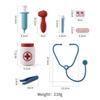 Montessori Doctor Toys Kids Pretend Silicone Play House Toys Toddler Silicone Medical Set Toys Children Nurse Games Toys Set