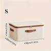 Foldable Fabric Storage Bins with Zipper Lids - Closet Organizer Boxes for Clothes, Blankets, Toys -Under Bed Storage Containers