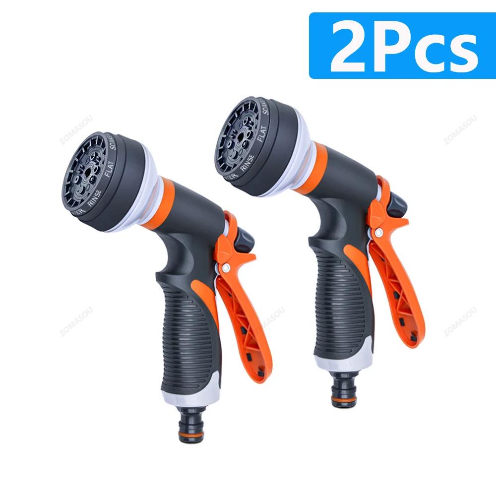 1-5Pc Garden Watering Gun 8 Modes High Pressure Sprayer Adjustable Irrigation Watering Nozzle Plant Lawn Yard Watering Sprinkler