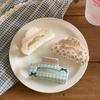 Korean Style Acrylic Bow Hair Claw Triangle Geometry Shark Clip Lattice Hair Crab Clip  Gift