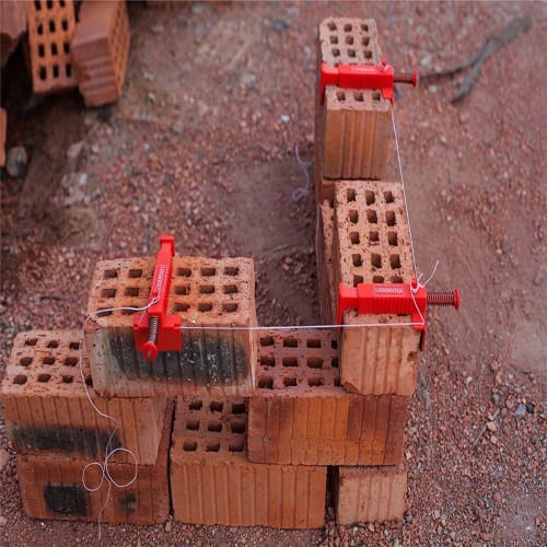 BluFied Level Clamp for Stretching Water Lines, Maintaining Brick Laying Level, Brick Liner Runner Wire, Bricklay Cable Fixer, Bricklaying Tool Fixer,