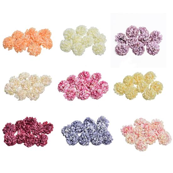 10st Simulering Blomhuvuden Konstgjord hortensia DIY Tillbehör Heminredning