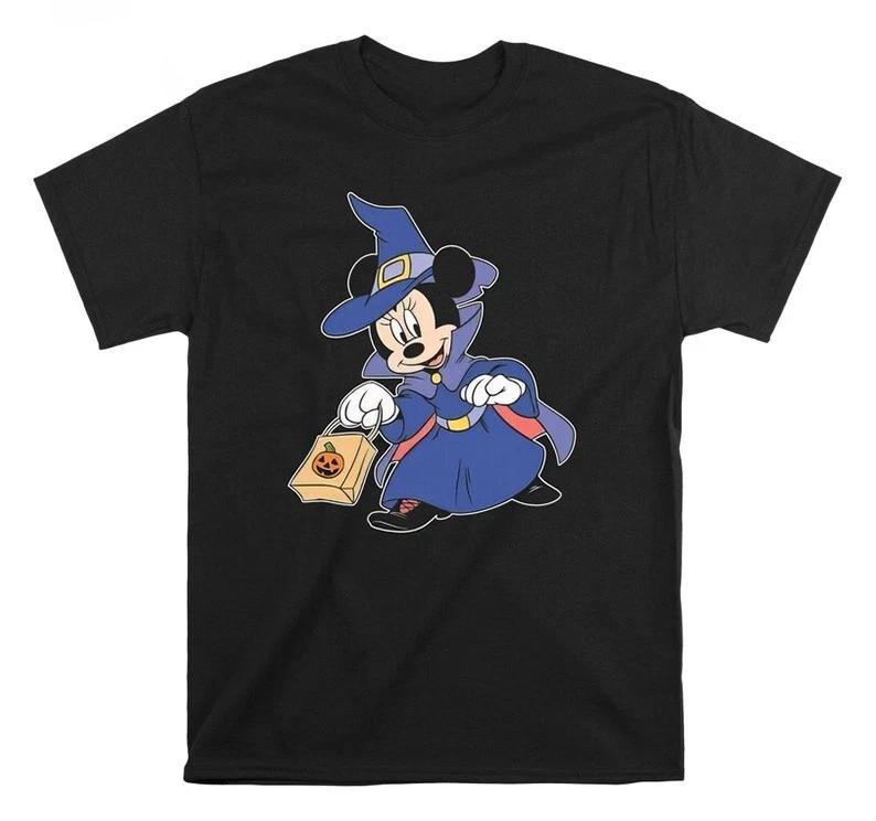 Minnie Mouse Witch Happy Halloween Trick Or Treat Tshirt Unisex Unisex S