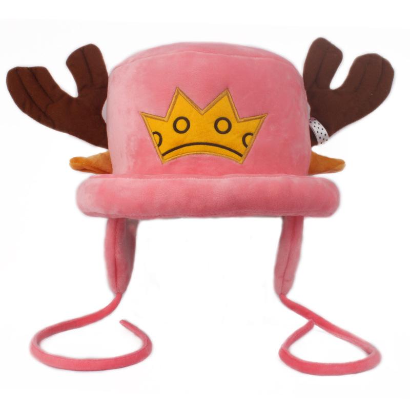 Anime Kawaii Plush Toys Cosplay Tony Chopper Cotton Hat Warm Winter Cap For Costume Adult Unisex Accessories Gifts