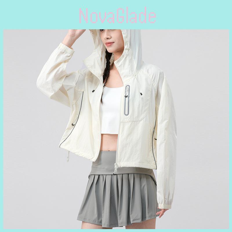 Outdoor Uv Protection Jacket With Breathable Nylon Fabric For Hiking And Camping