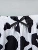 Women's Printed Knit Vest & Camisole Pajama Set - Comfortable & Stylish