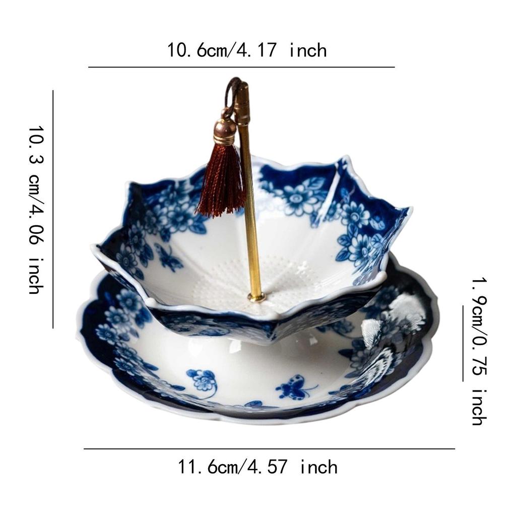 Rain Umbrella Tea Leakage Kung Fu Tea Accessories Ceramic Filters Tea Partitions Desktop Ornaments Fashion Tea Table Decorations