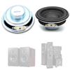 Upgraded 5W 4Ohm Speaker 50mm Round Shape Loudspeaker Versatile Loudspeaker Small but Powerful for DIY Audios Speakers