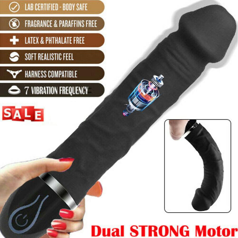 Big G Spot Dildo Vibrator Massager Sex Toys For Women Couple Multispeed Discreet