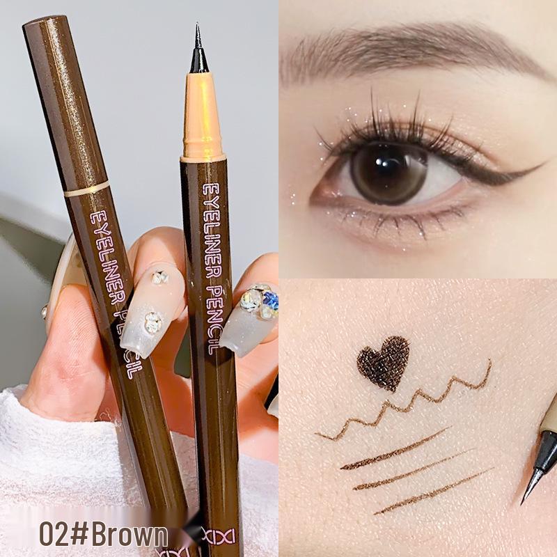 XiXi Spirit Eyes Fine Eyeliner: Natural, Slim Tip, Non-Smudging, Beginner-Friendly for One-Stroke Shaping