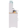 Kitchen Playset Kids Pretend Cooking Play Toy 24 Piece Accessories White