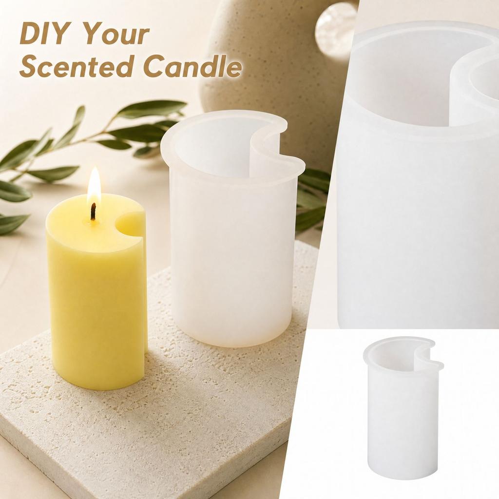 DIY Silicone for Scented Candle Making, Resin Epoxy Casting for Home Crafts