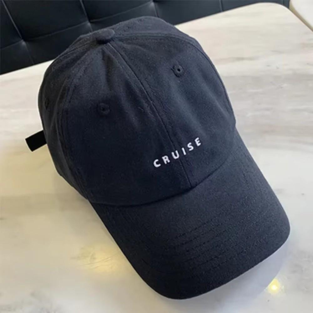 Letter Embroidery Peaked Cap Korean Girl Outdoor Sun Visors Hat New Baseball Hat  for Women